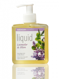 Органическое мыло Lavender-Olive жидкое успокаивающее, с лавандовым и оливковым маслами, 0,3 л