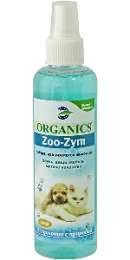 ORGANICS ZOO-ZYM СПРЕЙ для нейтрализации меток, удаления запаха кошачьей мочи, выделений животных с запахом свежей мяты, 200 мл