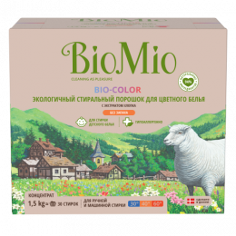 BIO-MIO bio-color стиральный порошок для цветного 1,5кг