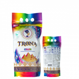 Безфосфатний пральний  порошок Trona Color, 500г