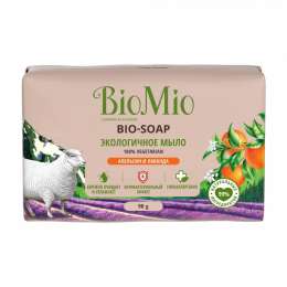 Екологічне туалетне мило BioMio Bio-Soap Апельсин та лаванда, 90 г